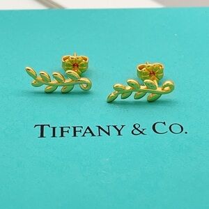 Tiffany & Co. Gold Vine Earrings